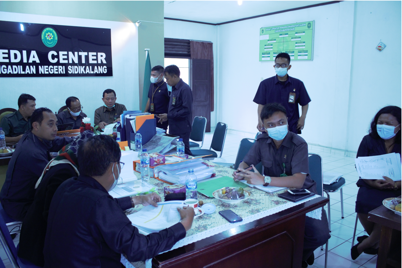 Keberlangsungan Meeting Surveilan (TAPM), Zona Integritas (ZI) dan Pengawasan rutin Pengadilan Tinggi Medan pada Pengadilan Negeri Sidikalang